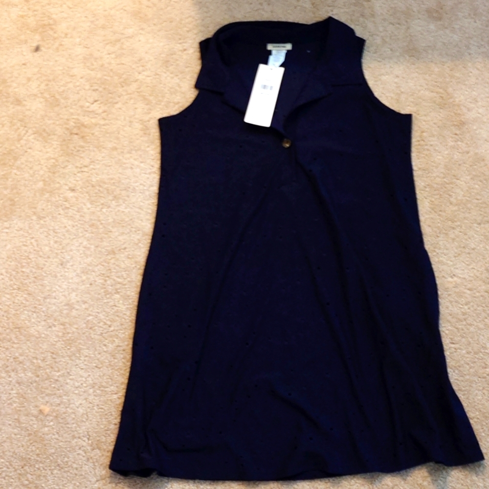NWT Serene Navy Blue Tank Dress